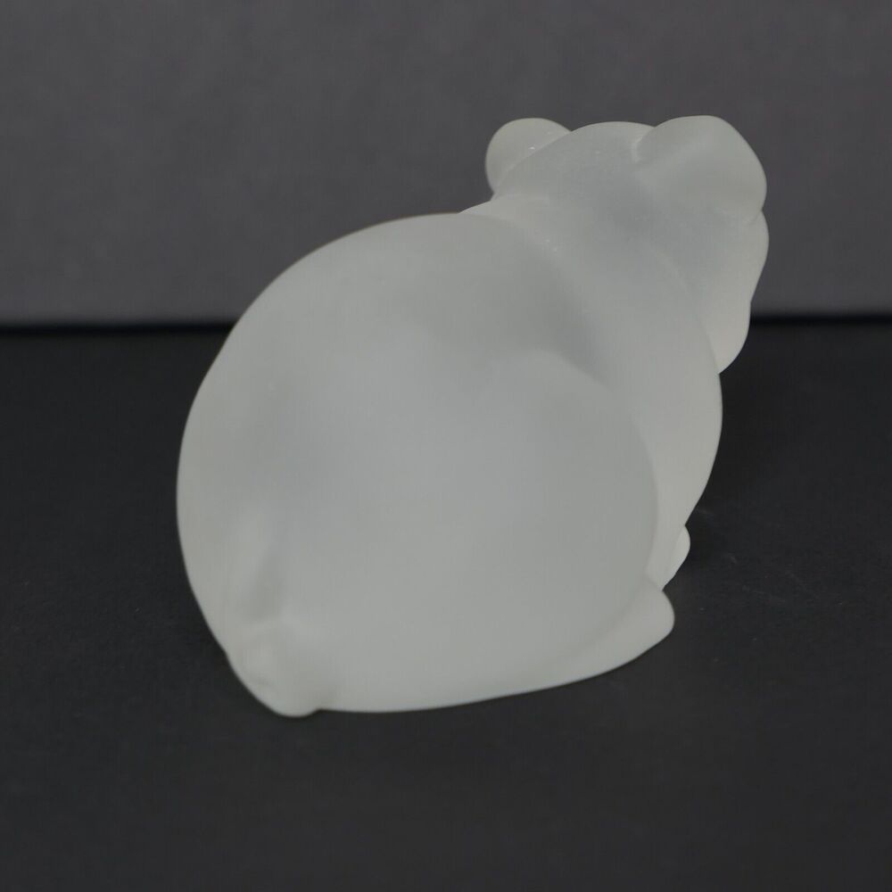 VTG NIB Princeton Gallery Crystal Small Pig Figurine Treasury Of Pigs Farmcore - Picture 5 of 14